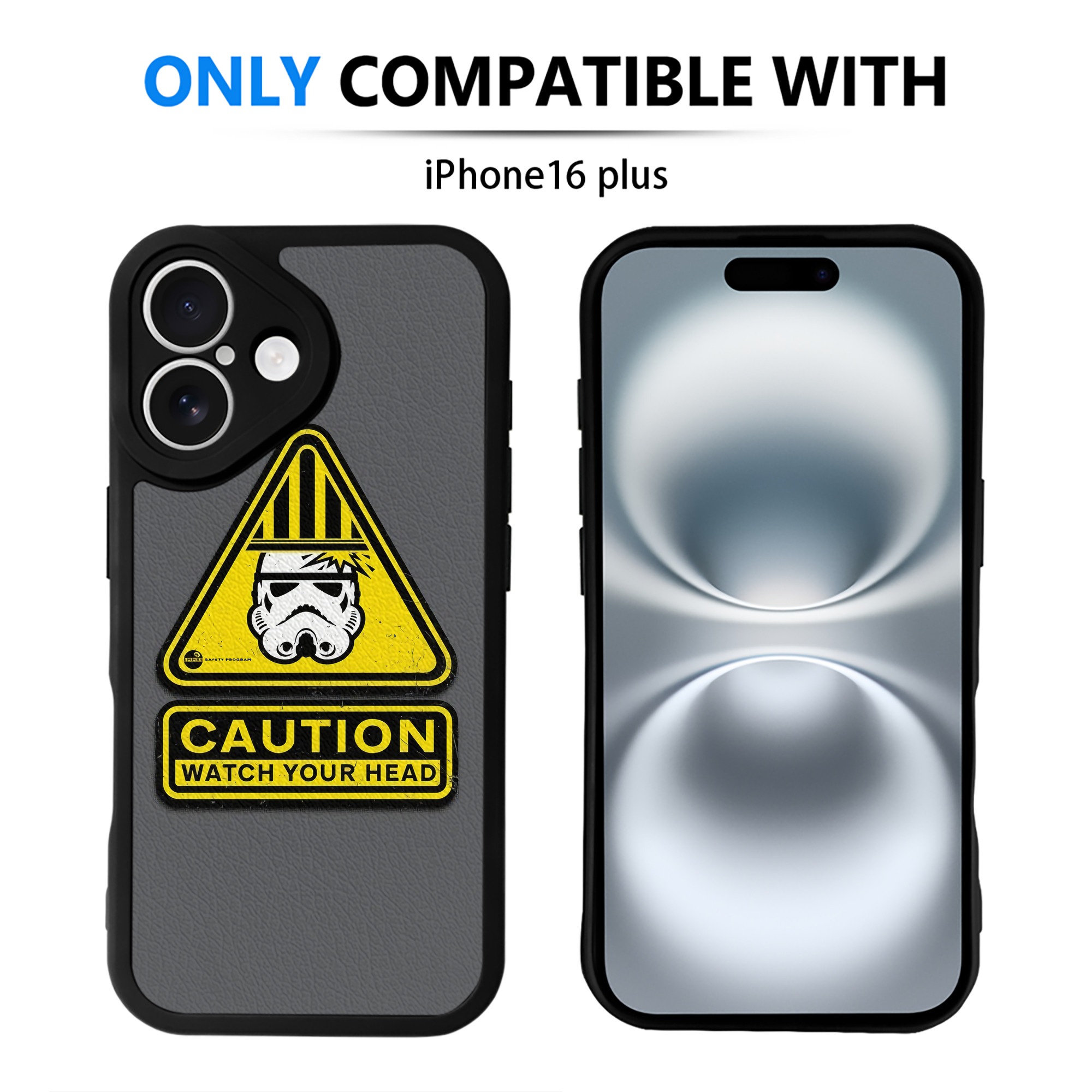 （画像用） スター・ウォーズ Star Wars 【iPhone 16シリーズ対応】シリコンスマホケース（レザー調） 材質：シリコン
